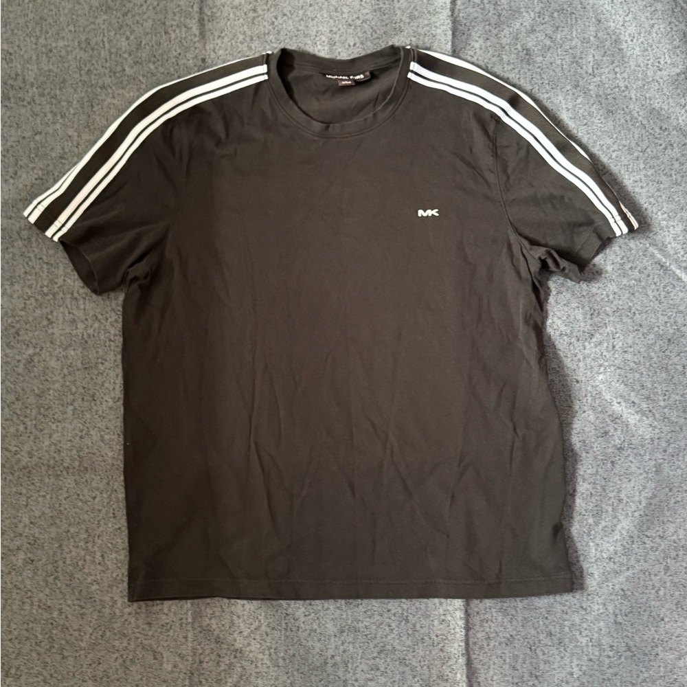 Michael Kors Black Tee with White Accents